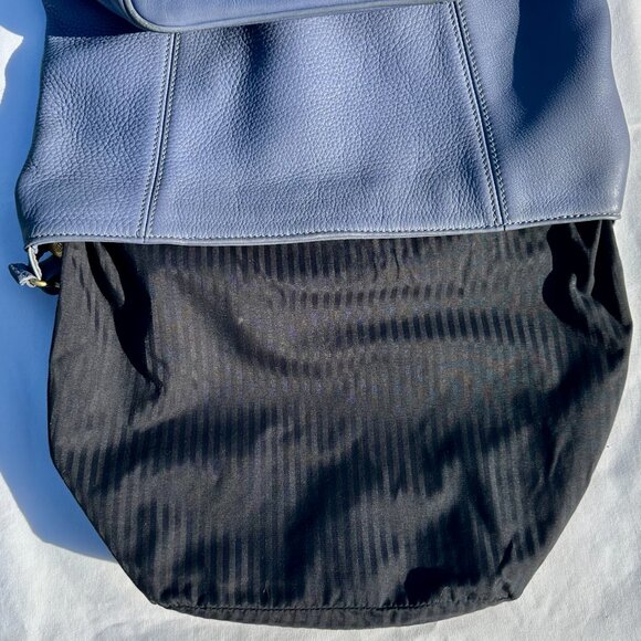 COACH Vintage 97 Sonoma Bucket Bag Periwinkle XL Slouchy Full Grain Leather 4927 - Picture 15 of 16